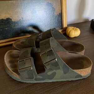 Birkenstock Camouflage Sandals - Size 37 (Size 7.5)